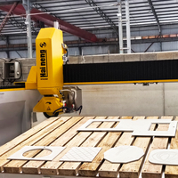 Machine de découpe de pierre de granit et de marbre économique, scie à pont CNC à 4 axes