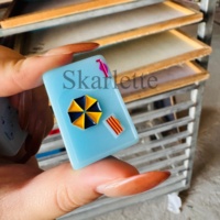 Southern Sparrow Bon Mahjong Riviera Jet Set Portofino Blue, Ensemble de tuiles de Mahjong américain de luxe moderne, 160 pièces, en acrylique, motif avion