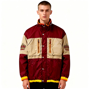 Chaqueta de Piloto de Poliéster Gruesa para Hombre, Invierno 2026, Cuello Alto, Resistente al Viento e Impermeable, Proveedor de Fábrica, Personalizable, Reflectante - Product Image 4