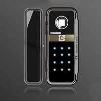 Serrure de porte intelligente numérique automatique d'usine avec fonction de réparation du système, serrure à empreintes digitales intelligente avec mot de passe