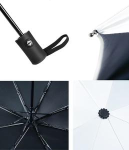 SD Custom 3-Fold Paraguas de protección solar automático Logo Impreso Día lluvioso A prueba de viento para negocios o regalos publicitarios - Product Image 5