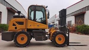 新しくアップグレードされたShanli T50 4WD <span class=keywords><strong>3</strong></span>トンディーゼルフォークリフトソリッドタイヤ<span class=keywords><strong>3</strong></span>ステージマスト1370mmフォーク長屋外用 - Product Image 3