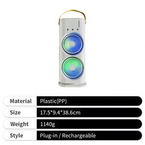 2025 New Abs Usb Rechargeable Water Tank Outdoor Mist <b>Fan</b> for Sale - Product Image 2