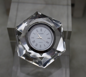 Adorno de reloj de diamante de cristal para decoración/cronometraje/pisapapeles - Product Image 5