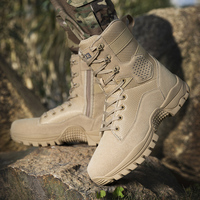Bottes tactiques respirantes, bottes de randonnée pour les forces spéciales, bottes hautes pour hommes