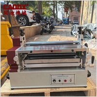 Machine de revêtement de cuir pour étiquettes de semelles en colle blanche de haute qualité CADDY 40 cm, petite machine d'application de colle blanche