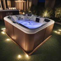 5-Personen-Outdoor-Whirlpool, Spa-Badewannen, Outdoor-Spa-Wannen & Saunaräume, Pool-Whirlpool, Jet-Massage-Outdoor-Whirlpool, Großhandel