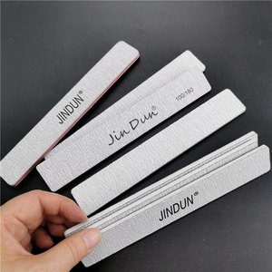 Rectangle carré personnalisé zèbre <span class=keywords><strong>lime</strong></span> à ongles large gris <span class=keywords><strong>lime</strong></span> à ongles chaux salon de manucure utiliser 80/80 émeri - Product Image 5
