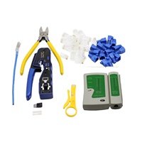 Kit de 6 outils multifonctionnels FixCraft pour électricien domestique : pince à câbles réseau et testeur d'installation