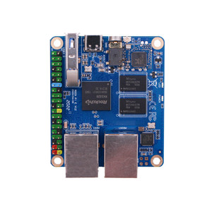 Scheda di Sviluppo Mini Rock <span class=keywords><strong>Pi</strong></span> <span class=keywords><strong>E</strong></span> Rk3328 per Router Software con Doppia Ethernet, Alimentata da Ubuntu, CPU Arm Cortex-A53 a 64 bit - Product Image 1