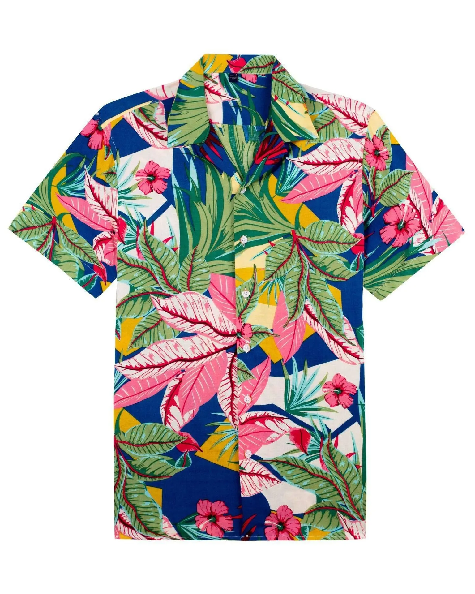 Hot Selling Summer Men For Shirt Holiday Fashion Beach Dot Print Short Sleeve Tops 2023 Mens Hawaiian Shirts