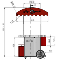 Réfrigérateur compact pour boissons, bière, populaire, en métal, avec support autoportant à 360 degrés, éclairage LED rouge, roues durables et casier