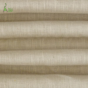 100% tissu de <span class=keywords><strong>lin</strong></span> solide <span class=keywords><strong>Beige</strong></span> naturel tapisserie d'ameublement tissée écologique pour la décoration intérieure pour chemises et robes pour filles et garçons - Product Image 6