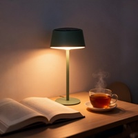 Lampe de table LED solaire dimmable étanche IP54, portable, blanc chaud, pour extérieur et intérieur, veilleuse de bureau
