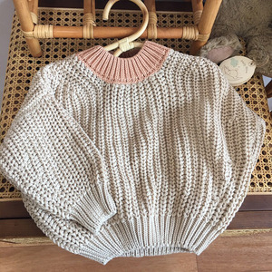 Ropa de Otoño Invierno para Niños, Nuevo Estilo, Suéter Tejido Cálido para Niños, Suéteres para Bebés Niñas - Product Image 4