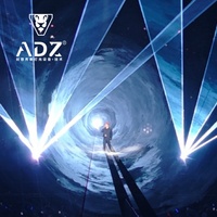 ADZ IP65 30W 40KPPS Wasserdichte Bühnen beleuchtung Show Time Tunnel Effect Mapping Projektor für Landmark Concerts Laser gravur