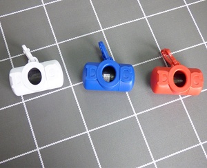 Distributeur de sacs à déjections pour animaux de compagnie en forme d'os, portable, pour l'extérieur, en plastique, pour chiens et chats - Product Image 4