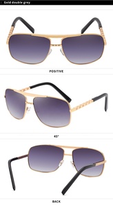 Nouvelles Lunettes de Soleil Unisexe ATTITUDE Style Rétro Carrées à Monture Complète, Protection UV400, Tendance Street Style - Product Image 5
