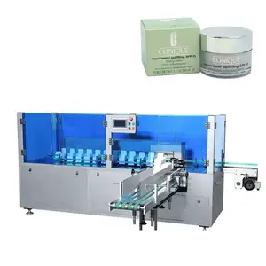 Customized Vertical Carton Box Folding And Packing Machine Full Automatic Cosmetics Cartoning Packaging Machine