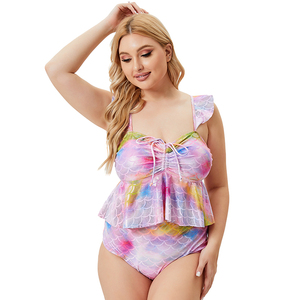 Chất Lượng Cao Cộng Với Kích Thước Sexy Tankini Tắm Suit Phụ Nữ Eo Cao Bikini Set Ngực Lớn Áo Tắm Cô Gái Swimwear Beachwear - Product Image 2