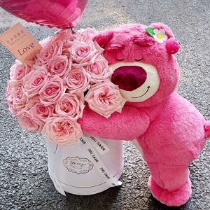 กล่องใส่กระดาษกล่องของขวัญทรงกระบอกกล่องใส่ดอกกุหลาบช่อดอกไม้3ใบสำหรับคุณแม่วันวาเลนไทน์ - Product Image 6