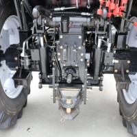 Tracteur agricole diesel 4x4 de 90 CV avec certificat CE, fourni directement par l'usine