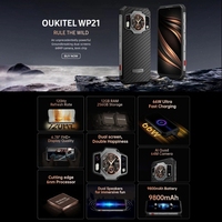 Dropshipping de nouveaux produits Smartphone Oukitel WP21 6,78 pouces MTK Helio G99 Octa-core 17 Go 256 Go
