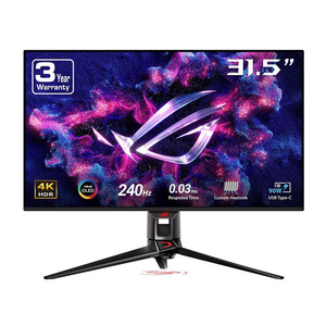 Rog Swift 32 4K màn hình chơi game OLED (pg32uddm) -UHD (3840x2160) QD-OLED 240Hz <span class=keywords><strong>G</strong></span>-<span class=keywords><strong>SYNC</strong></span> tương thích tùy chỉnh tản nhiệt Graphene - Product Image 1