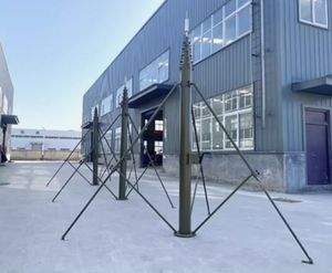 Antena de fibra de carbono de 3-15m, varilla telescópica de iluminación, mástil telescópico montado en el vehículo, trípode <span class=keywords><strong>CCTV</strong></span>, mástil telescópico para cámara - Product Image 3