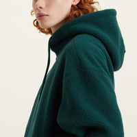 Sweat-shirt à capuche en polaire Sherpa personnalisé unisexe de haute qualité avec fermeture à glissière d'automne 100% polyester imprimé