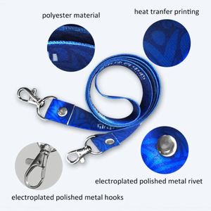 Lanyard Keychain and <b>ID</b> <b>Holder</b> with Detachable/ Breakaway Buckle for Keys or Badge - Product Image 2
