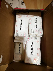 批发婴儿清洁湿巾制造商 OEM 定制徽标婴儿卫生湿巾供应商 - Product Image 2