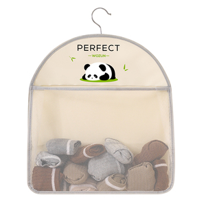 Organisateur suspendu en maille parfait à 3 niveaux avec crochets pour rangement de sous-vêtements et chaussettes dans la chambre et la garde-robe – Solution d'organisation optimale - Product Image 5
