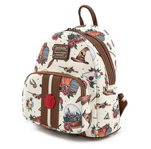 Mochila Loungefly de <span class=keywords><strong>Harry</strong></span> <span class=keywords><strong>Potter</strong></span> para Mujer, Bolso de Hombro con Doble Correa, Mochila de Ocio para Niños, Regalo - Product Image 5
