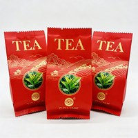 Sachets d'emballage pour thé en aluminium refermables, scellés au dos, à soufflet, imprimés sur mesure, vides, pour le stockage du café et du thé