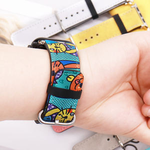 Bracelets de montre intelligents en <span class=keywords><strong>cuir</strong></span> PU de luxe, personnalisés, exclusifs, avec sublimation, pour montres série <span class=keywords><strong>7</strong></span> - Product Image 3