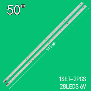 แถบ LED EDGE สำหรับทีวี 50'' รุ่น V500H1-LS5-TLEM4 TREM4 V500H1-LS5-TLEM6 TREM6 V500HJ1-LE1 L500H1-4EB L50E5090-3D V500HK1-LS5 - Product Image 2