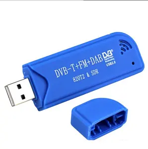 Toptan yüksek hassasiyet dijital RTL2832U + t2 t2 SDR FM yüksek hassasiyet mini usb dvb-t tuner tv alıcısı dongle