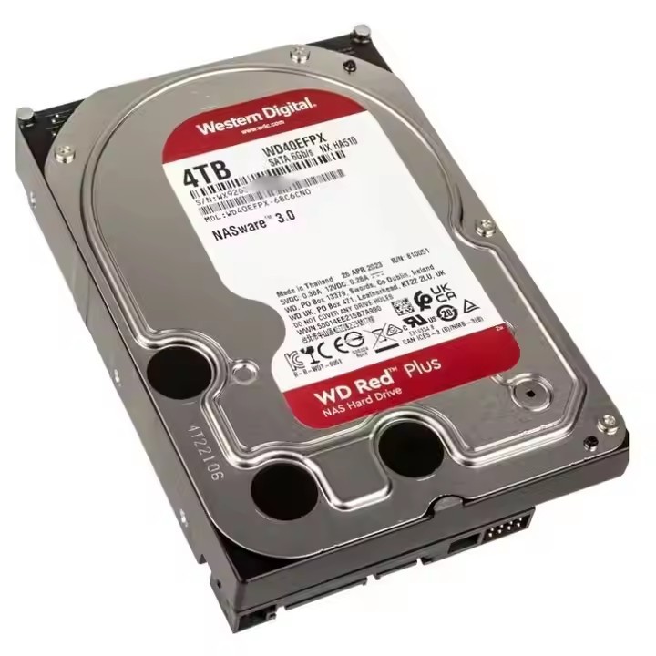 WD40EFPX WD Red Plus 4TB 5400 RPM Class SATA 6Gb/s 258MB Cache 3.5