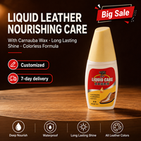 Protector Impermeable para Zapatos Hei Niu, 75ml, Líquido Nutritivo para Cuero Negro, Bloquea la Infiltración de Agua de Lluvia, Fácil de Limpiar