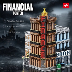 Jie Star SJ1118 2026 MOC Centro Financiero, Modelo de Banco, Ladrillos de Construcción, Juguetes de Paisaje Urbano, Regalos para Adultos - Product Image 3
