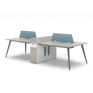Muebles de Oficina Modernos, Estación de Trabajo para Centro de Llamadas de 4 Personas, Mesa de Oficina para el Hogar, Partición de Oficina, Escritorio para Computadora - Product Image 4