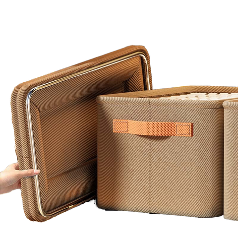 New Thickened Steel Frame Clothing Storage Basket Essential Home Dormitory Organizer for Living Room Pants Miscellaneous Items
