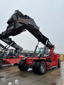 Grue de levage de conteneurs et portuaire Kalmar DRF450 65SK5 Reachstacker de conteneurs dans le port de Shanghai DRF450 SRSC45C30 LINDE SANY TFC 45T - Product Image 5