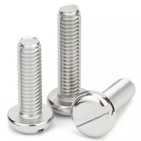 Vis à tête fraisée fendue en acier inoxydable DIN84, vis à tête cylindrique fendue M3 M5 M6, tailles métriques, vis de machine à tête fraisée fendue