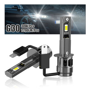 YUFing H3ไฟหน้า LED 30W 2800lm โปรโมชั่นใหม่6000K 6ชิปไฟรถยนต์ขนาดกะทัดรัดสำหรับรถซีดาน Geely EMGRAND coolray อัพเกรด - Product Image 1