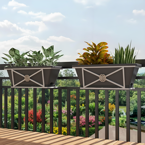 Ringhiera in Acciaio Zincato per Fioriere, Recinzione Urbana, Abbellimento Paesaggistico Urbano, Sicurezza Stradale e Pedonale, Anticollisione - Product Image 1