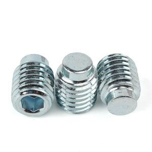 Din915 thép hợp kim 45H màu xanh-trắng kẽm hình lục giác ổ cắm Bộ vít với con chó điểm - Product Image 4