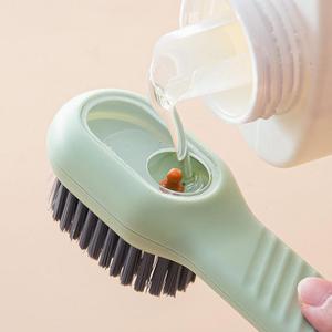 Shoe Brush Automatic Liquid Discharge Cleaner Soft Bristles Household Laundry Sneaker Shoe Washing Cleaning Brush for cleaning