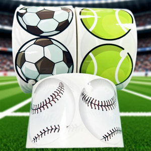 Pegatinas de doble cara impermeables personalizadas para varias bolas que se utilizan para decorar coches, ordenadores y teléfonos móviles - Product Image 5